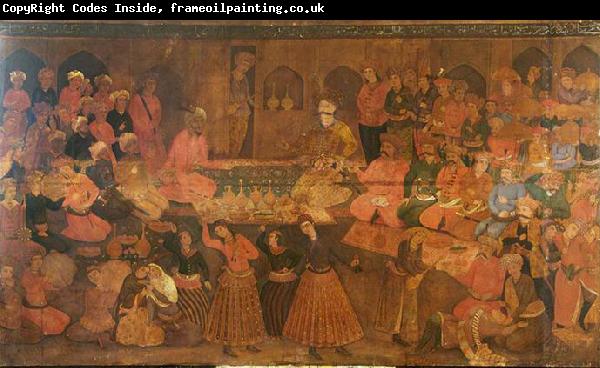 unknow artist Shah Tahmasp Entertains Abdul Muhammed Khan of the Uzbeks